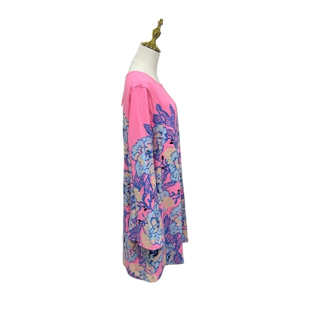Lilly Pulitzer GWENLYN DRESS MULTI TOTALLY KOALAFIED ENGINEERED WOVEN DRESS SZ14 - Picture 9 of 14